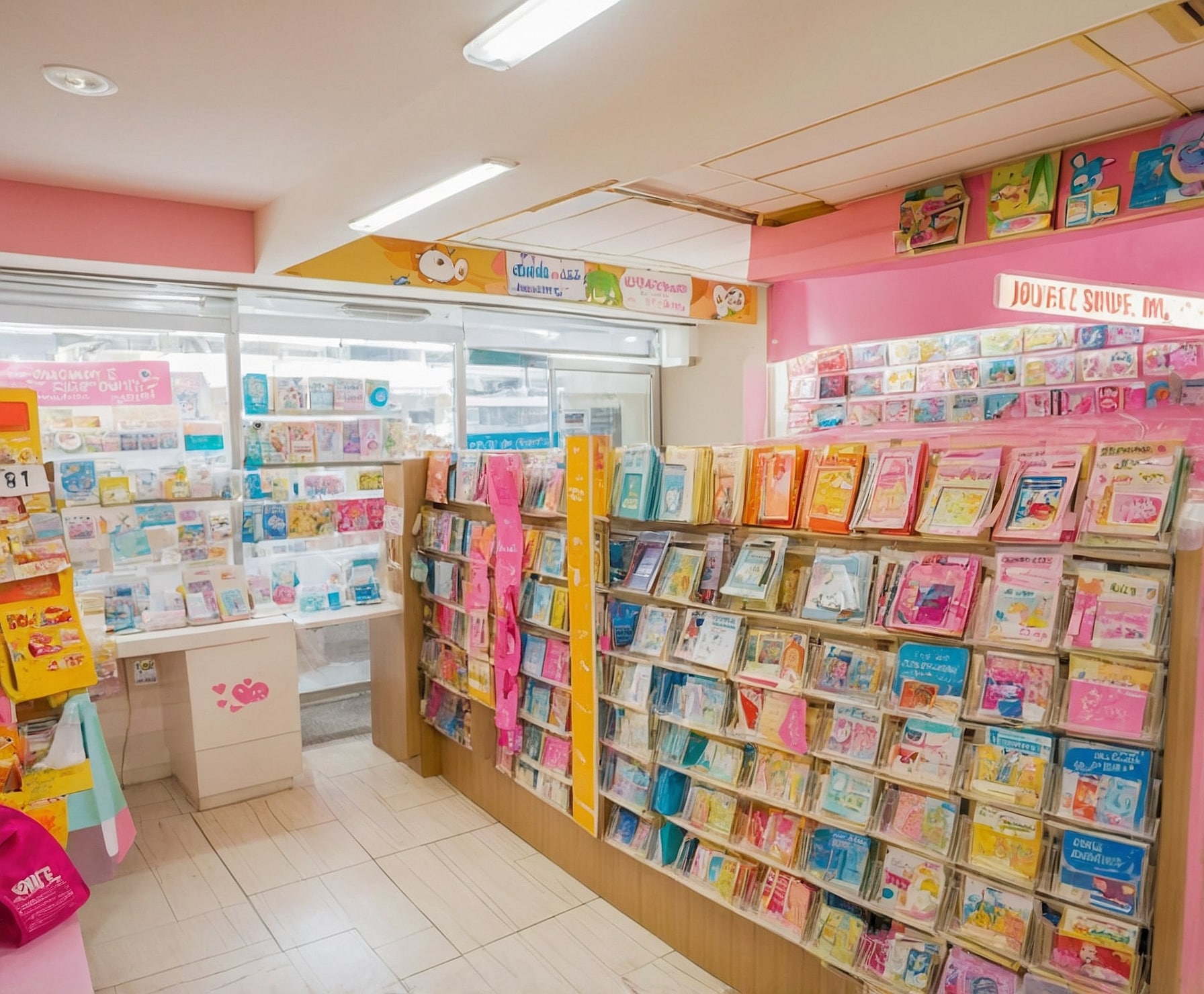 Artículos de papelería kawaii y creativos