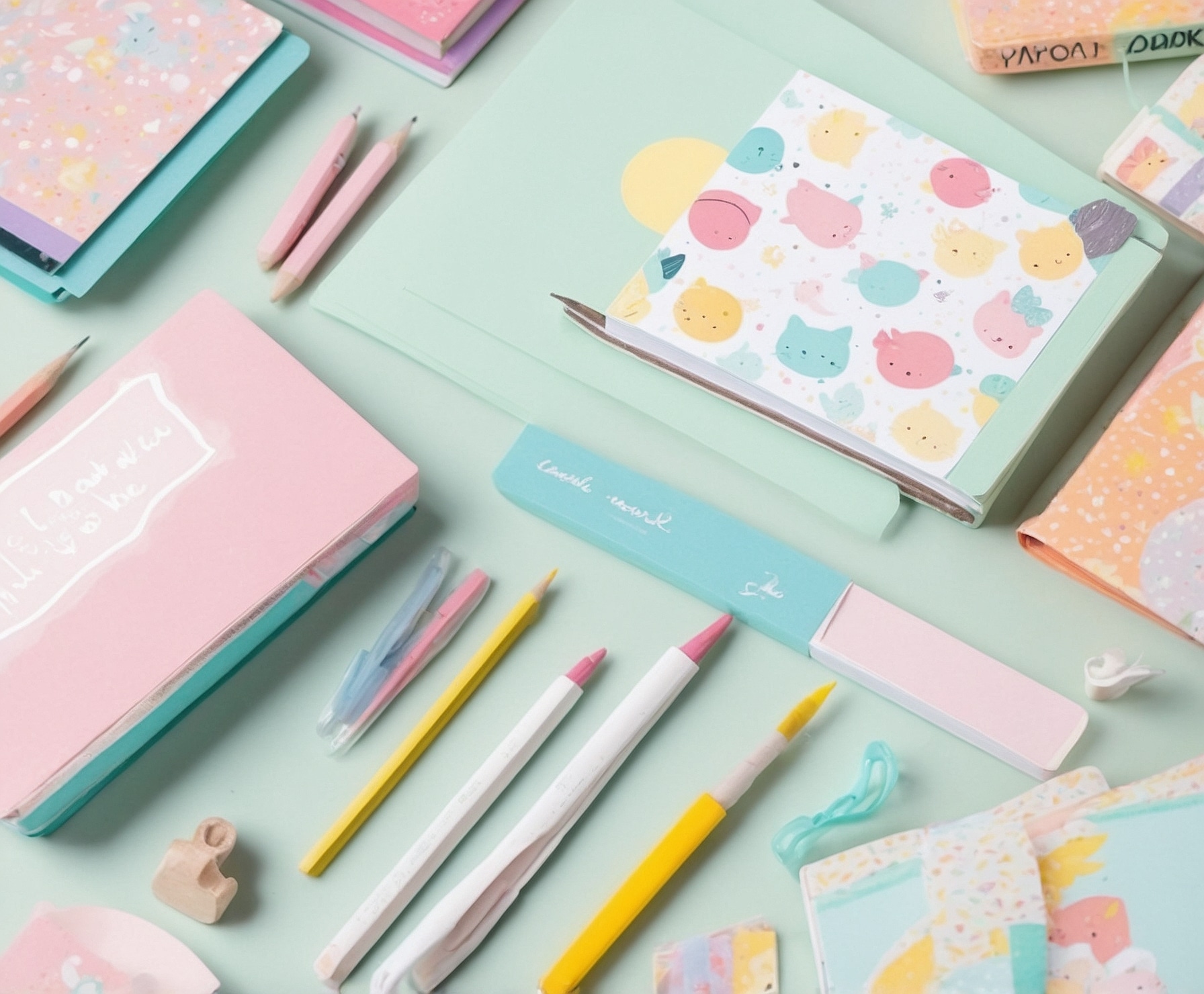 Papelería kawaii personalizada y adorable.